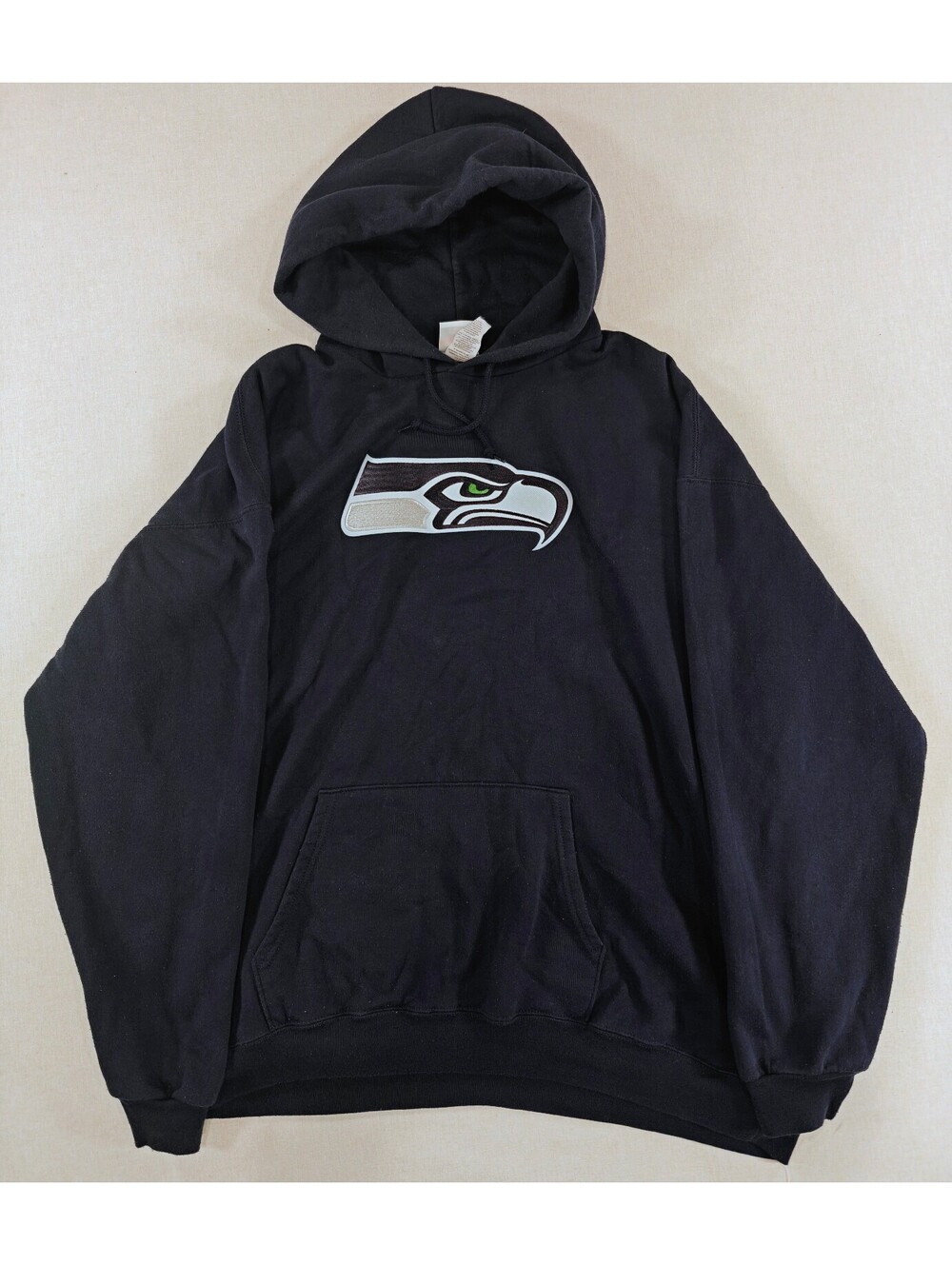 NFL Team Apparel Seattle Seahawks Black Pullover Hoodie XL